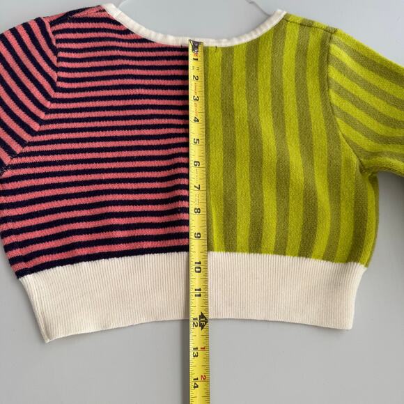 Wild Fable Cropped Long Sleeve V Neck Multicolored Cardigan Sweater Women Size M - Picture 10 of 10